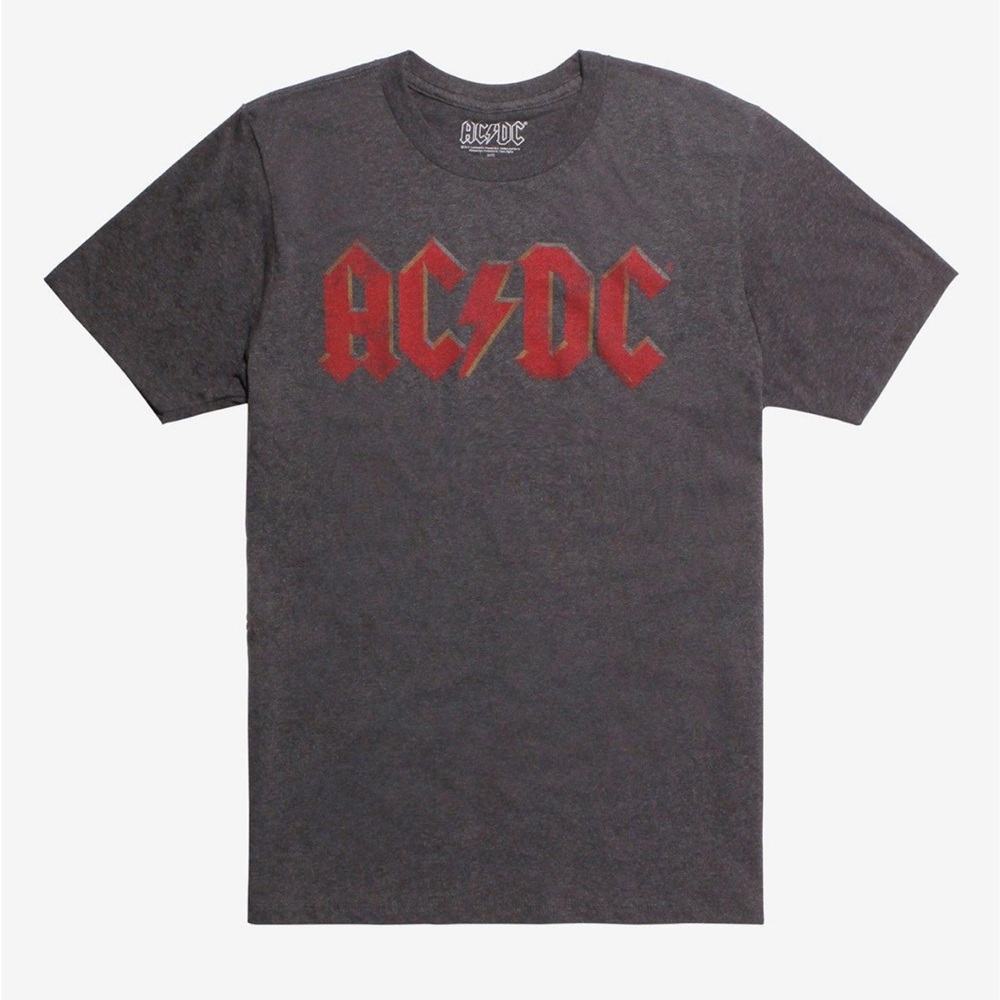 🆕 NWT AC/DC Faded Logo T-Shirt Hot Topic size medium